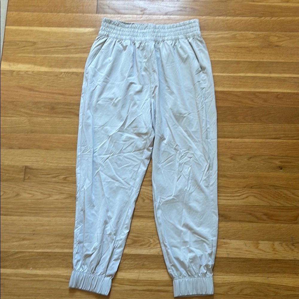 White Jogger Pants
